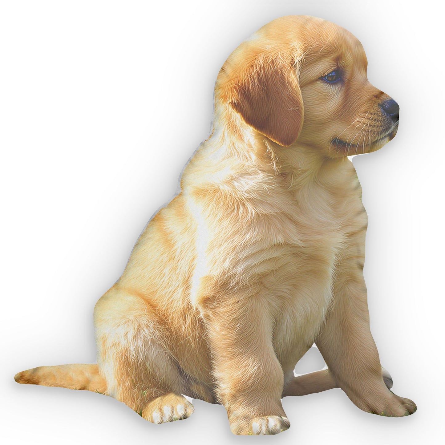 Golden Retriever Puppy Custom Shaped Pillows - Cute Animal Lover Home Decor, Dog Pillow, Soft Pet Cushion, Unique Gift for Pet Owners,
