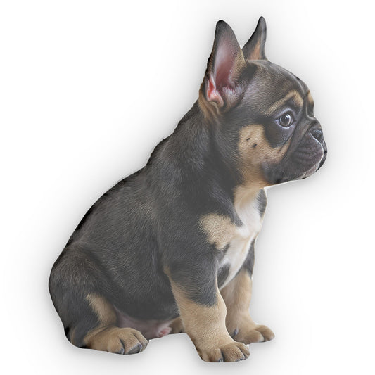 French Bulldog Custom Shaped Pillow, Dog Lover Gift, Animal Shaped Cushion, Cute Pet Pillow, Unique Room Decor, Custom Pet Portrait Pillow