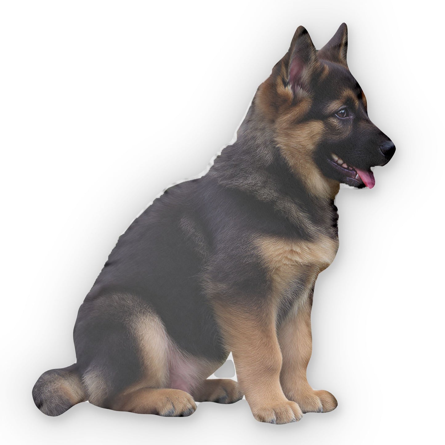 German Shepherd Puppy Custom Shaped Pillows, Dog Lover Gift, Animal Decor, Personalized Pet Pillow, Cute Dog Cushion